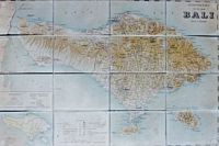 Antique map of Bali