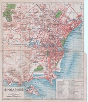 1917 Singapore Map