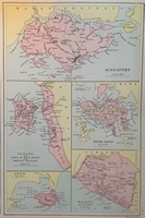 Singapore Hong Kong Penang Malacca Map